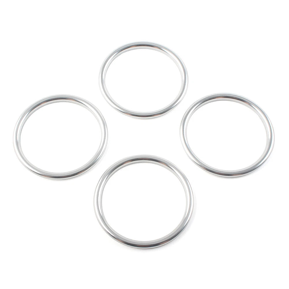 AC Air Condition Vent Outlet Inner Ring Trim for Audi A1 S1 (2010–2018) Silver