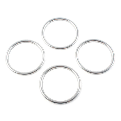 AC Air Condition Vent Outlet Inner Ring Trim for Audi A1 S1 (2010–2018) Silver