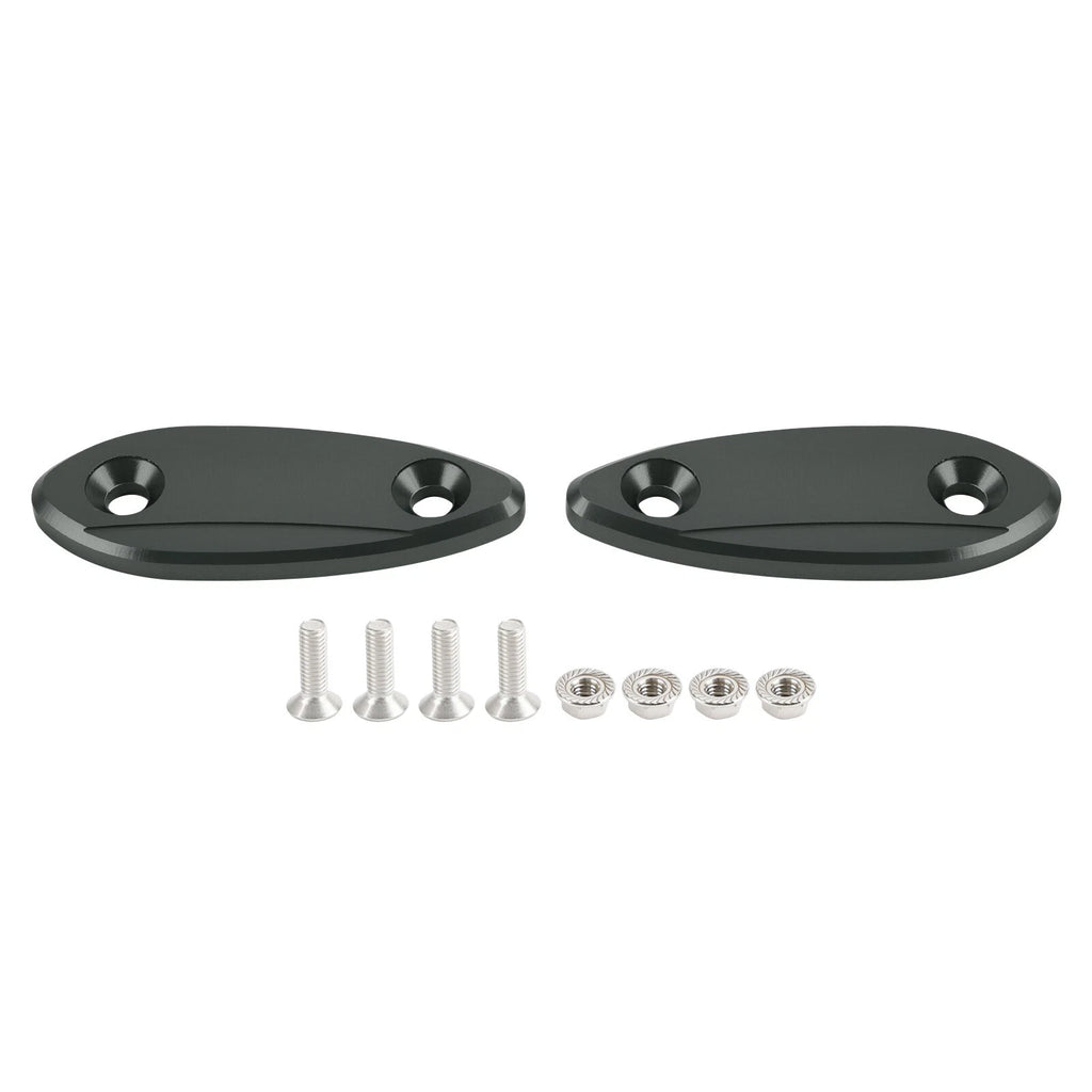 Mirror Block Off Plates for Kawasaki Ninja 250 300 400 650 (2013–2022)