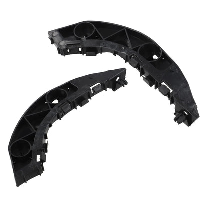 Pair of Black Plastic Front Bumper Brackets for Honda Civic (2006–2011)