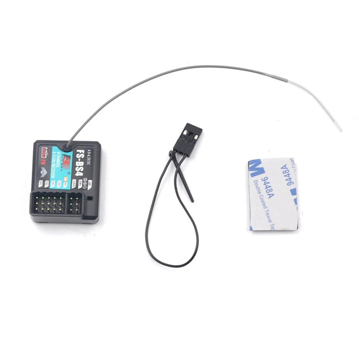 4CH FS-BS4 Receiver with Gyro Stabilization for Flysky FS-IT4S FS-GT5