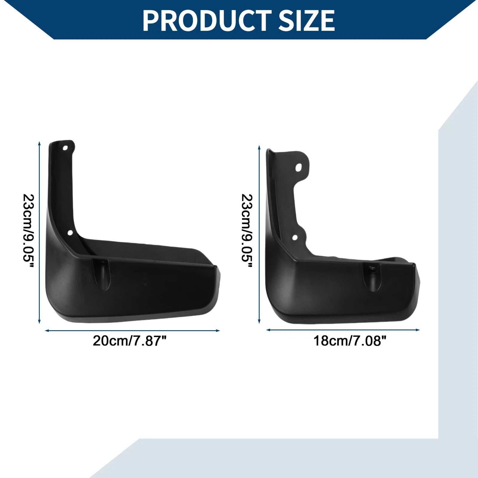 Mud Flaps Splash Guards for Toyota Camry (2015–2017)