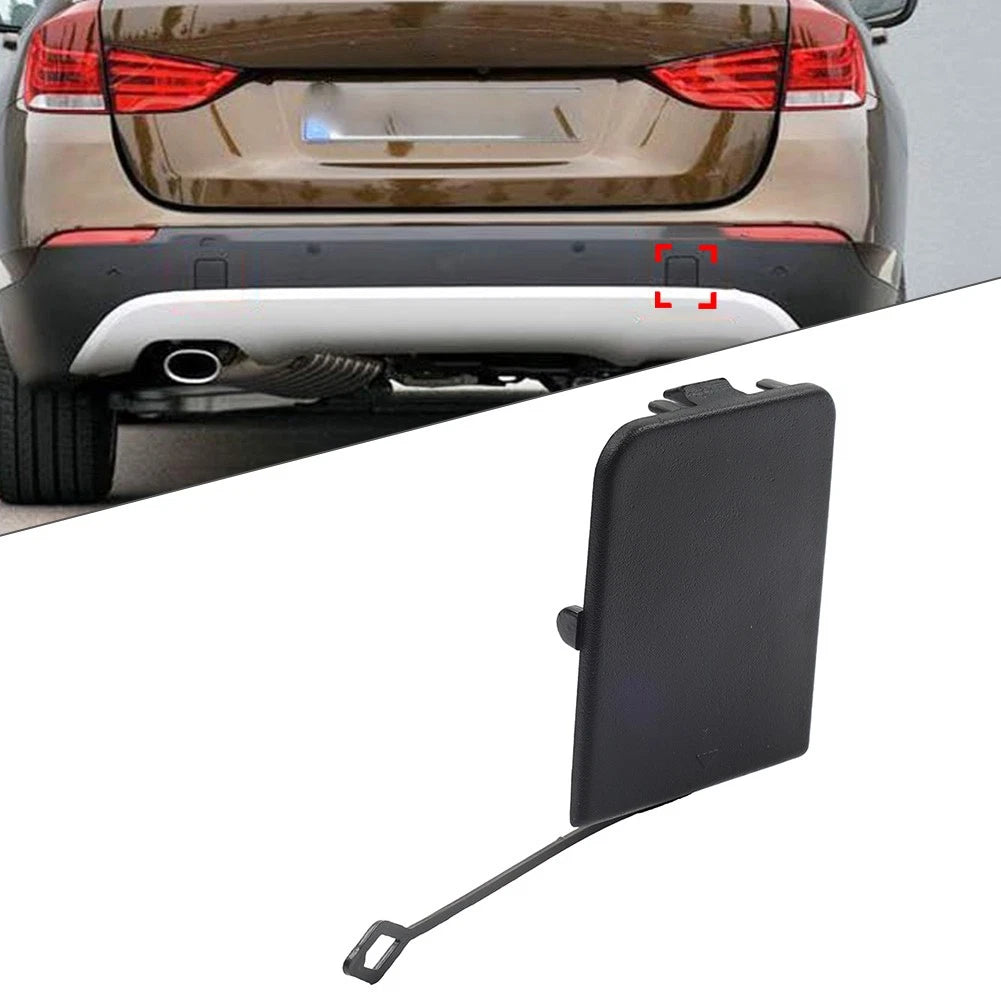 Rear Right Bumper Tow Hook Cover 51127303816 For BMW X1 E84 2013-2015 Black