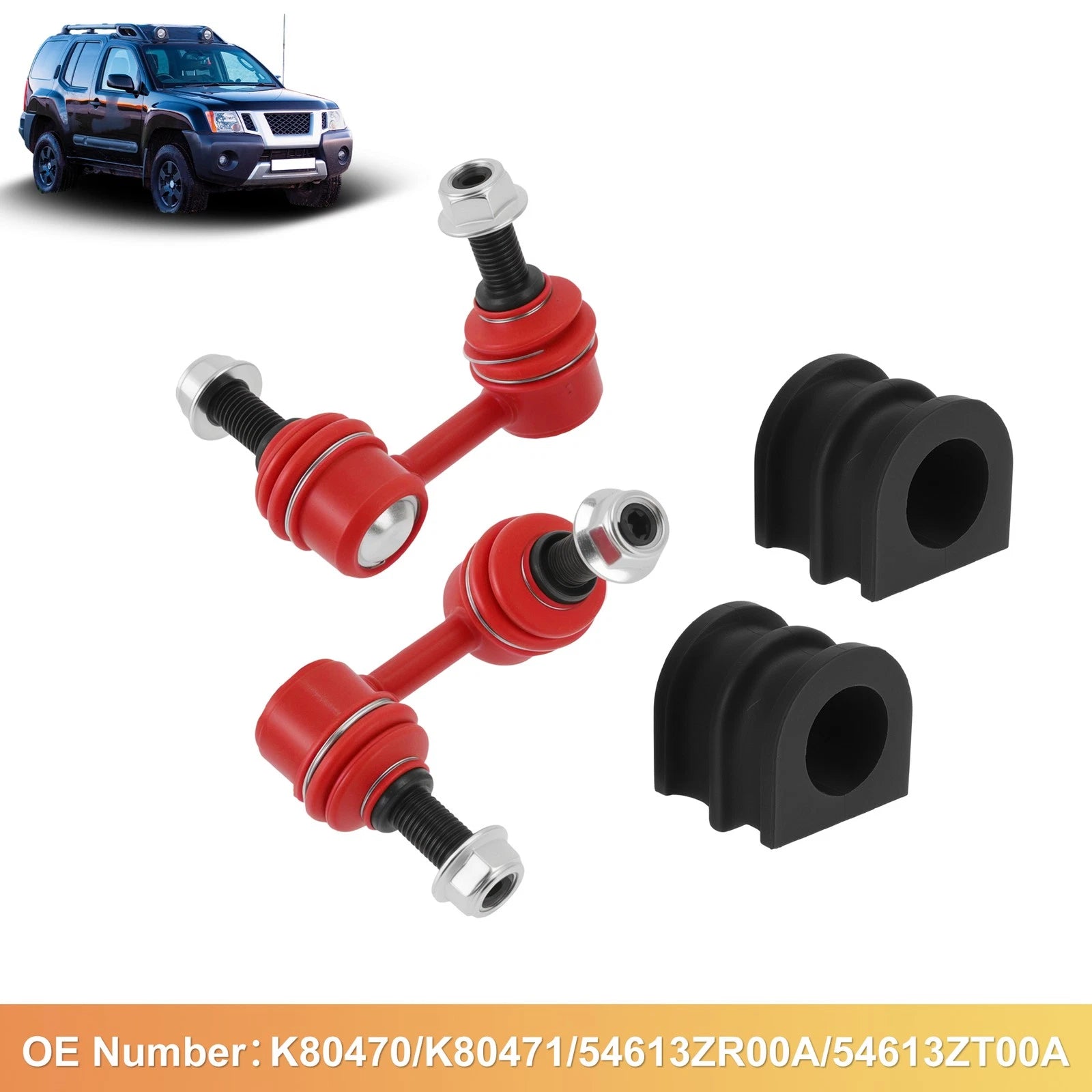 Front Sway Bar End Link Stabilizer Kit for Nissan Xterra Pathfinder Frontier (2000–2015)