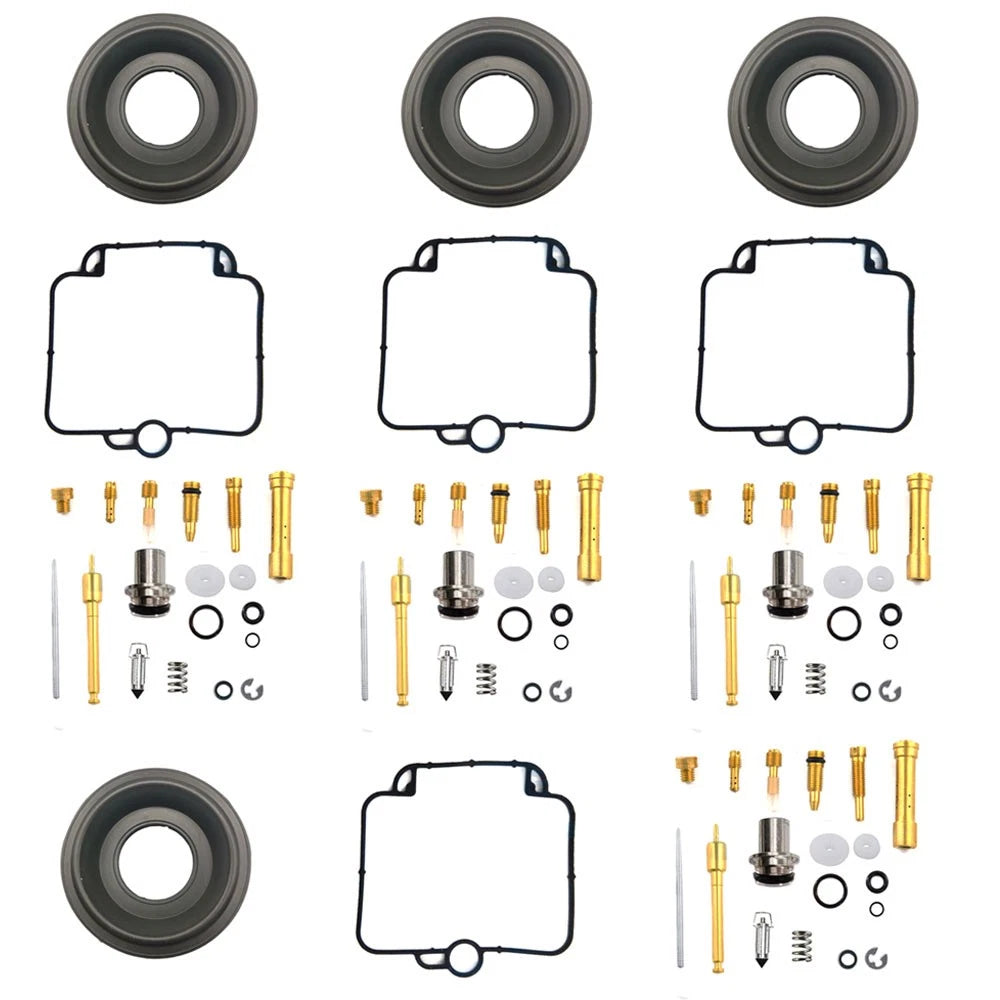 4X Carburetor Repair Kit for Suzuki GS500E GSX1100G DR250S DR250SE DR350S (1989–2000)