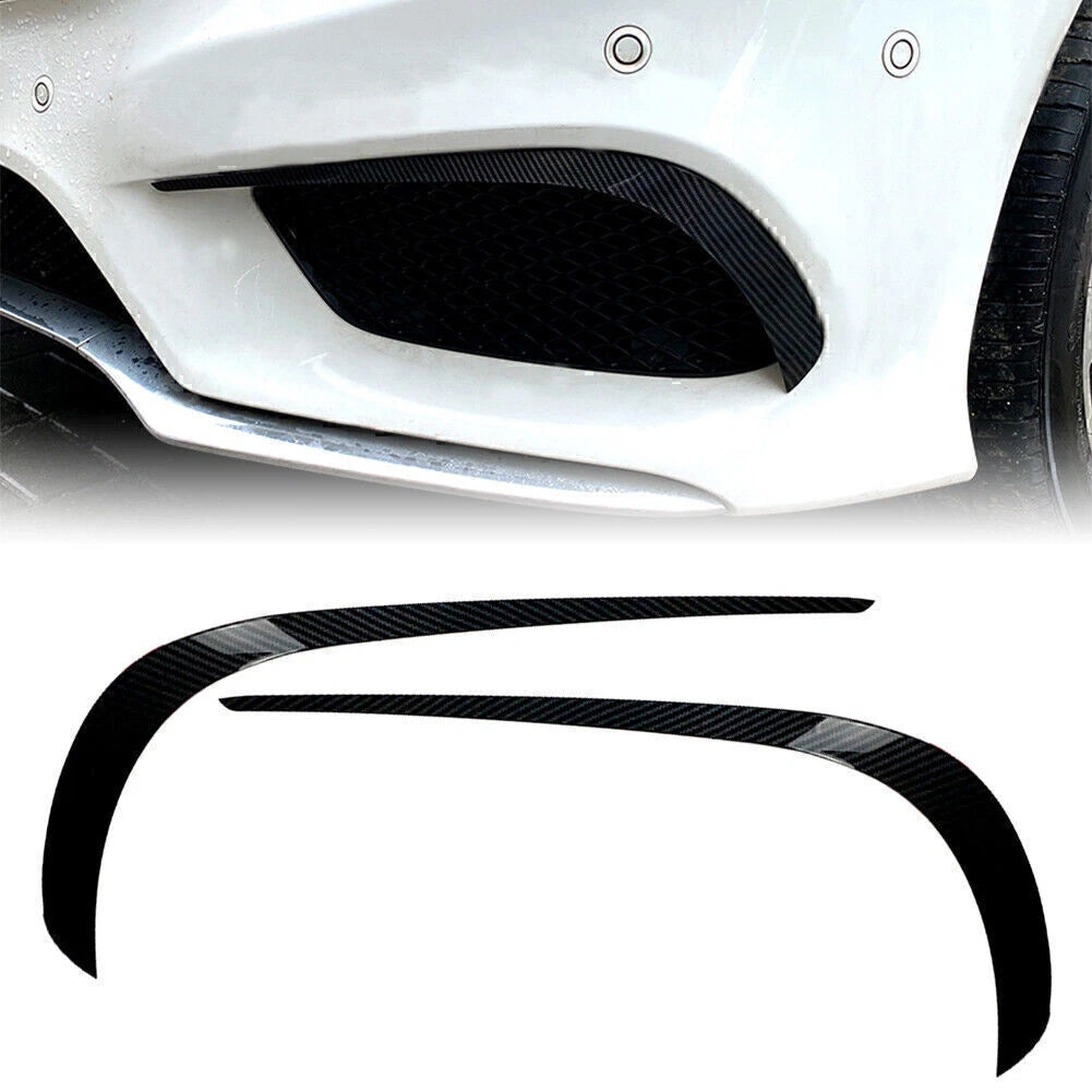 2X Front Bumper Splitter Spoiler for Mercedes-Benz E-Class W212 (2013–2016)