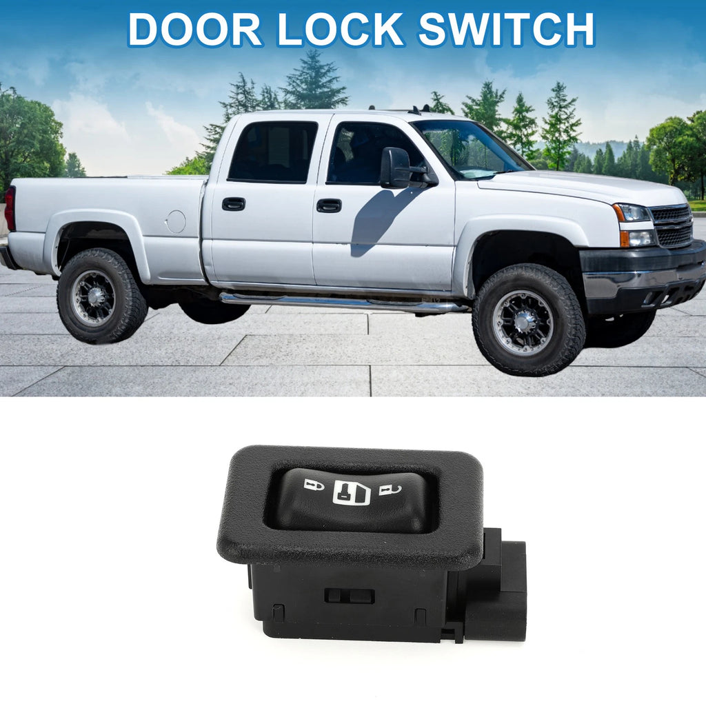 Car Door Lock Switch Replacement for Chevrolet Silverado 1500 2500 3500 (2003–2021)