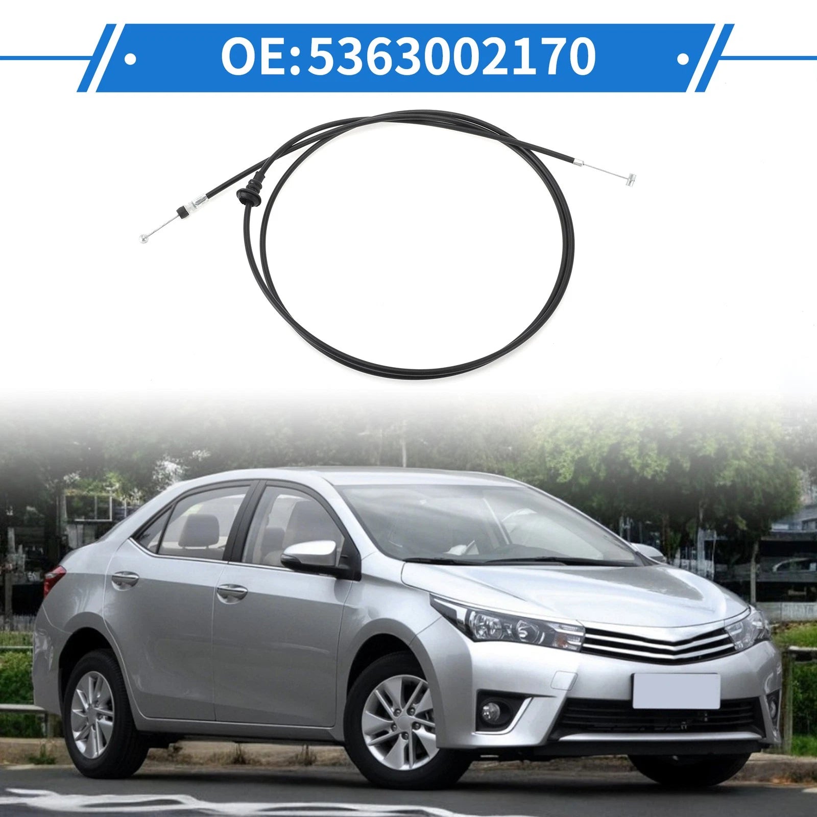Hood Release Cable for Toyota Corolla (2007–2014) Hood Latch Replacement