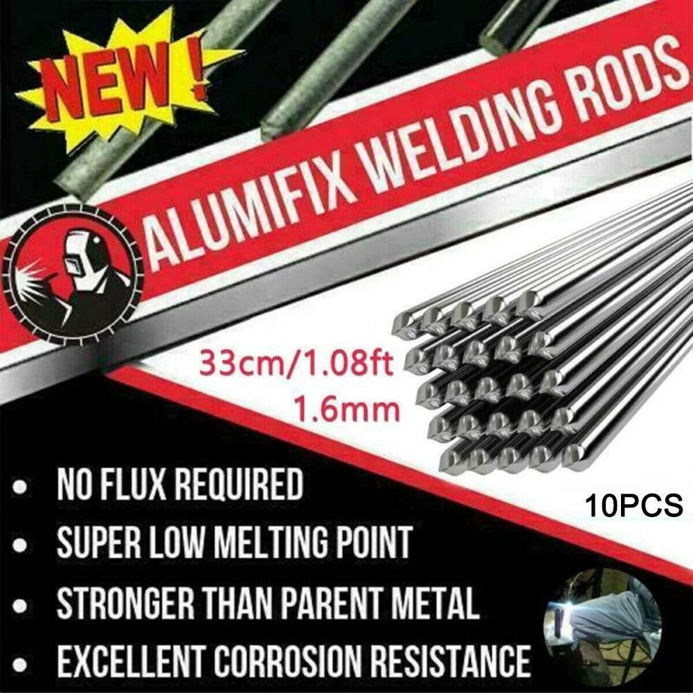 10Pcs Aluminium Soldering Rods Low Temperature