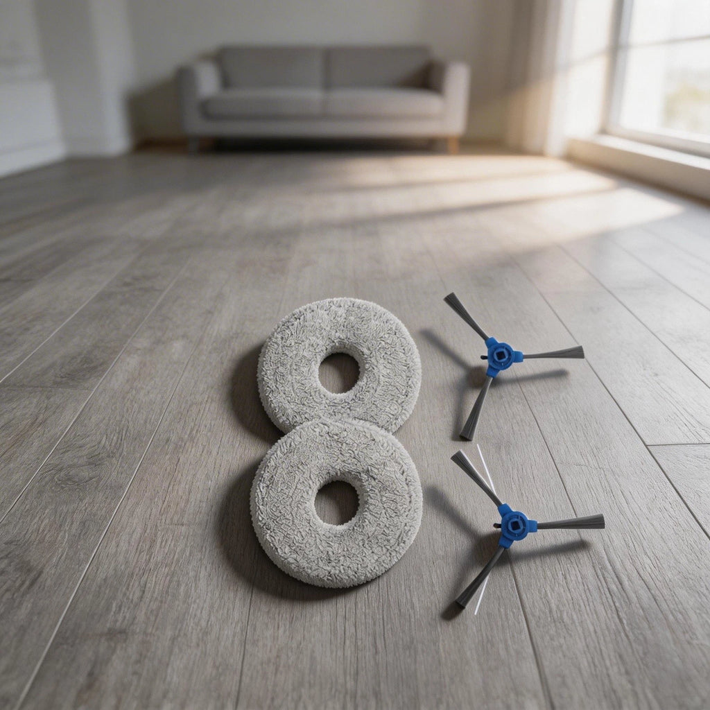 Side Brush Mop Kit for Robot Vacuum (Easy Installation)