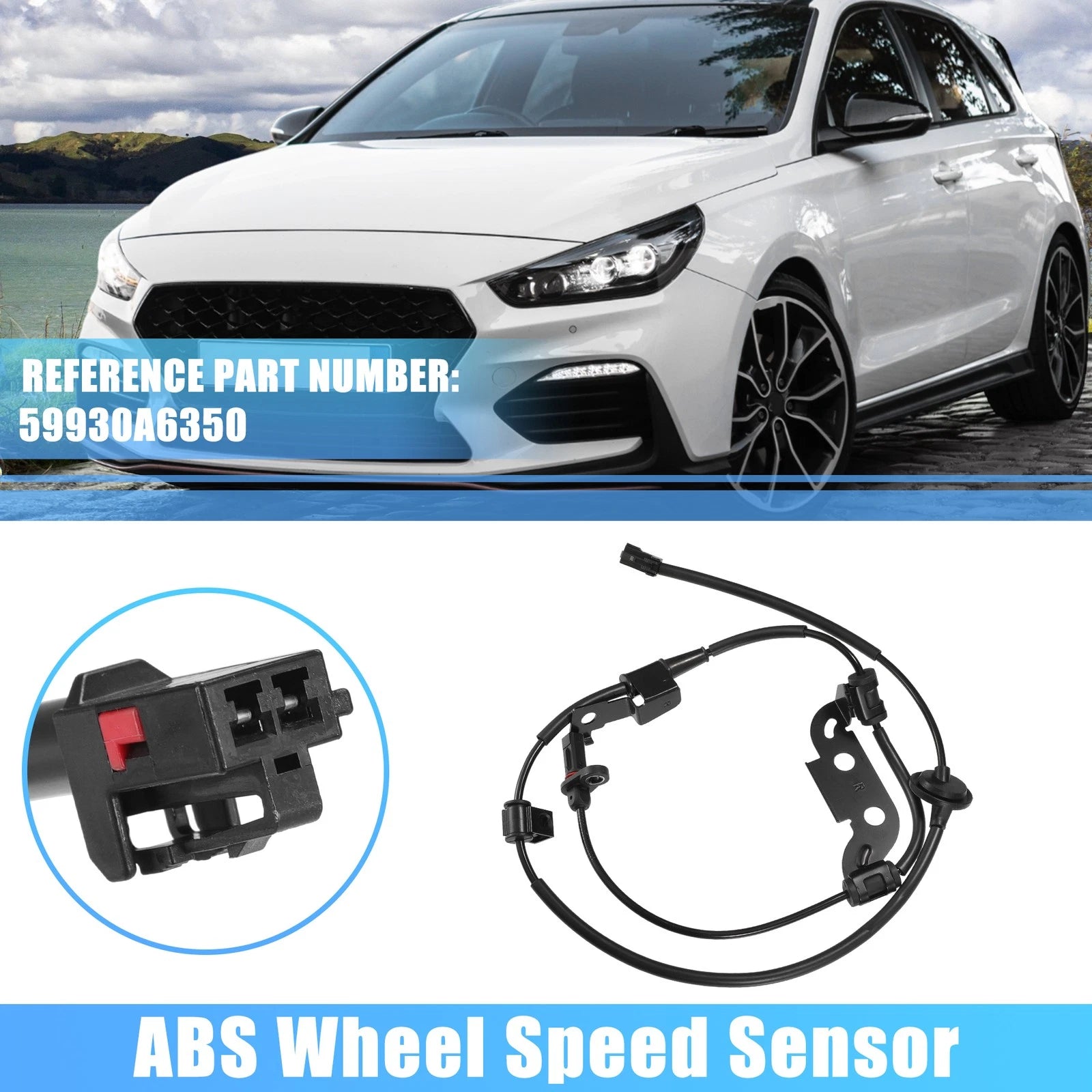 Rear Right ABS Wheel Speed Sensor Replacement for Hyundai I30 (2012–2018)