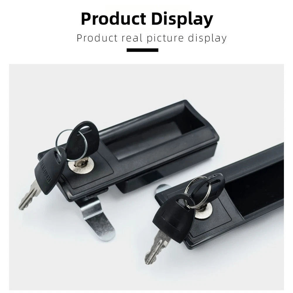 Lockable Cabinet Pull for Minimalist Design (11.4 x 2.1cm)
