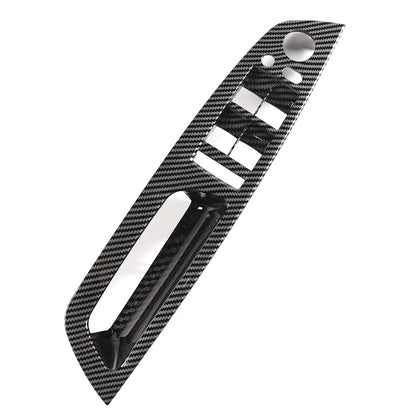 Carbon Front Inner Door Panel Handle Pull Trim Cover for BMW X5 E70 X6 E71 E72