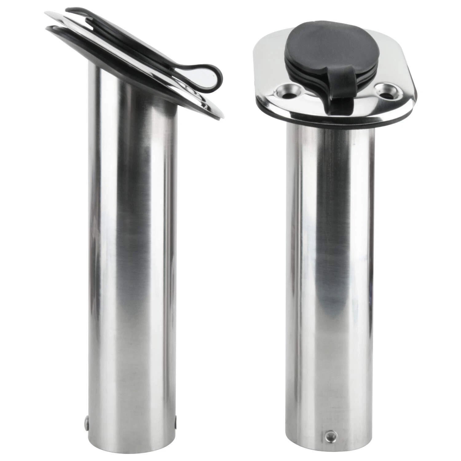 Set of 4 Stainless Steel Fishing Rod Holders 30 Degrees for Marine Boat