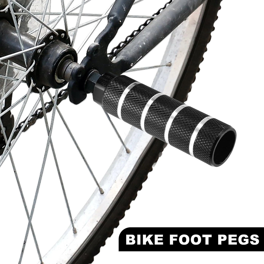 Rear Foot Pegs Replacement for BMX MTB Bike 3/8 Axle Universal Pair (2)