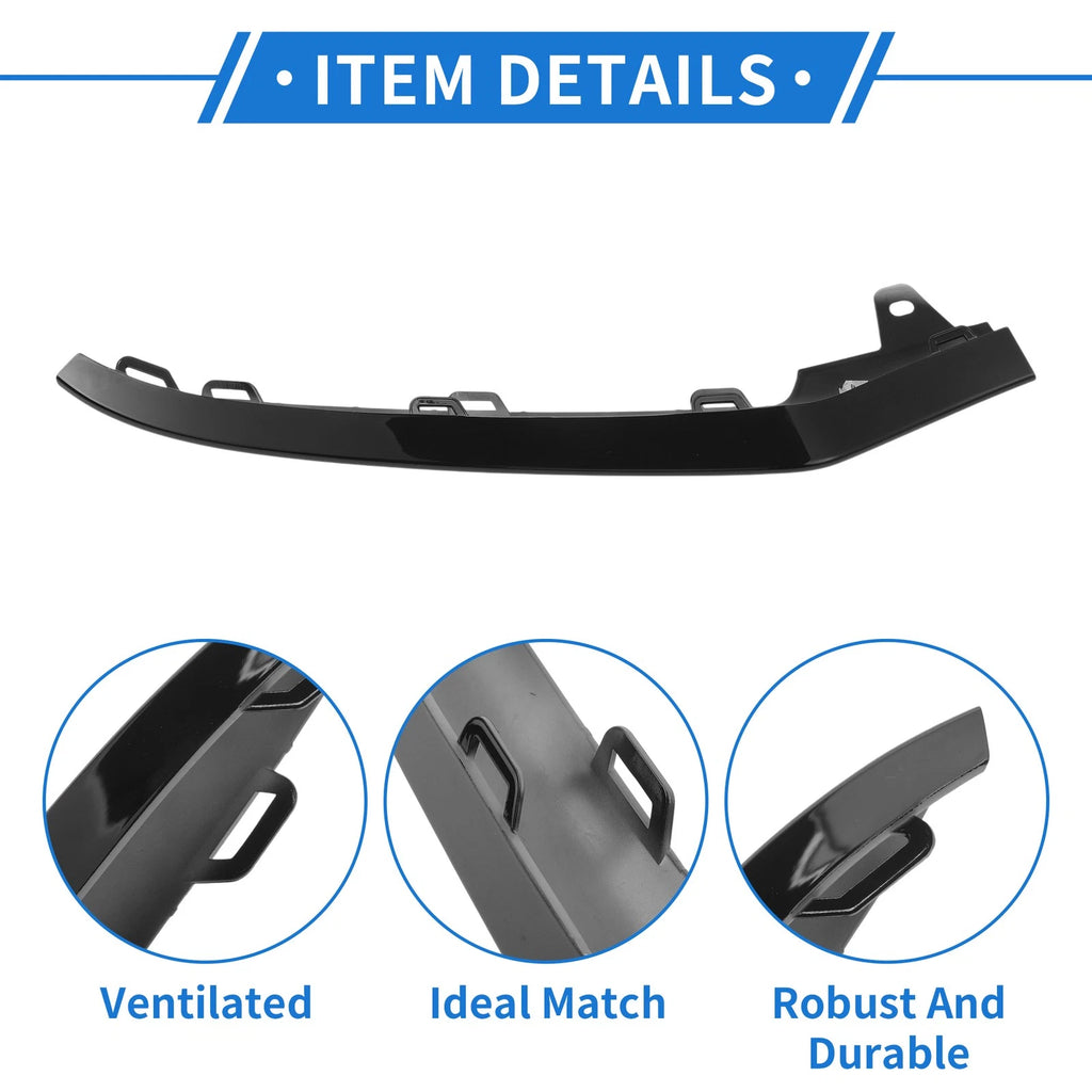 Front Left Bumper Grille Trim Garnish for Mercedes-Benz W212 E-Class (2014-2015)