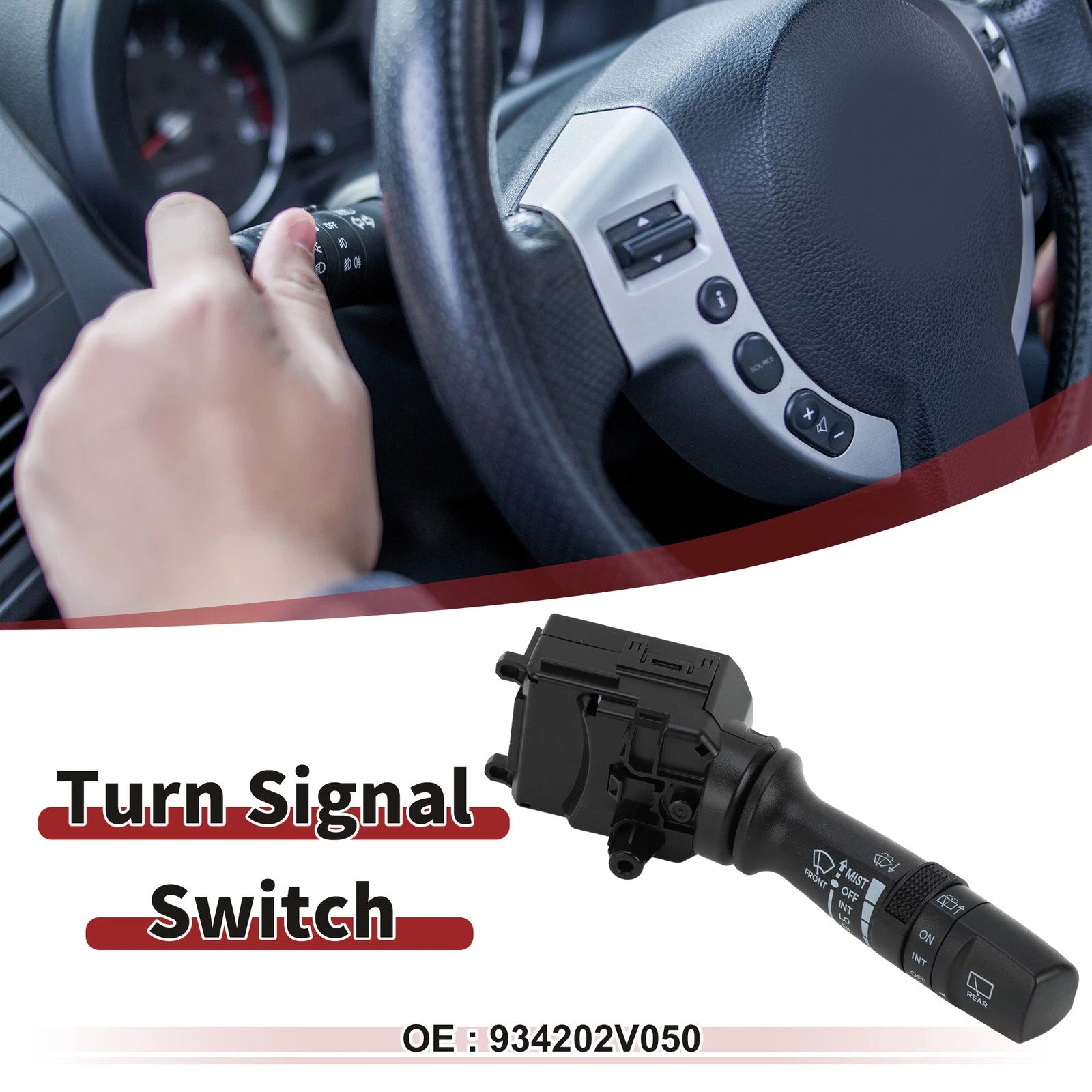 Windshield Wiper Switch for Kia Forte (2010–2018) No. 934202V050