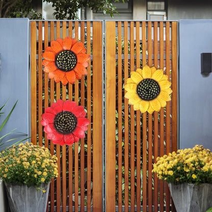 Sunflower Wall Hanging for Home Decor (Handcrafted Iron)