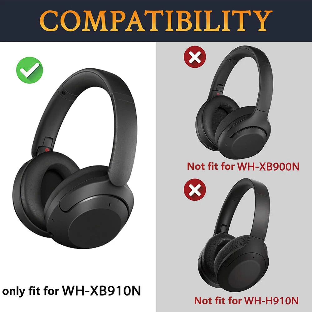 Ear Pads for Sony WH-XB910N (2019–2023)