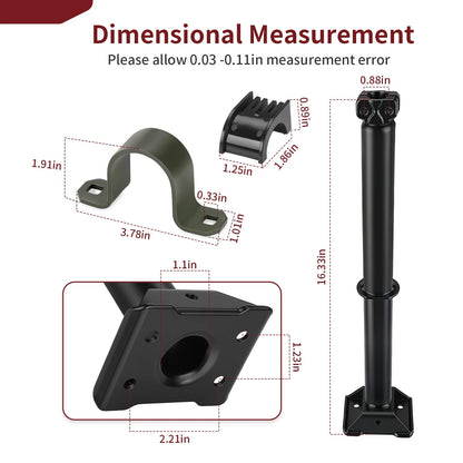 Steering Post Shaft Stem & Bushing Bracket for Polaris Sportsman (2008–2021)