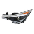 Headlight Assembly for Hyundai (2021–2022) Left/Driver Black Halogen Clear Lens