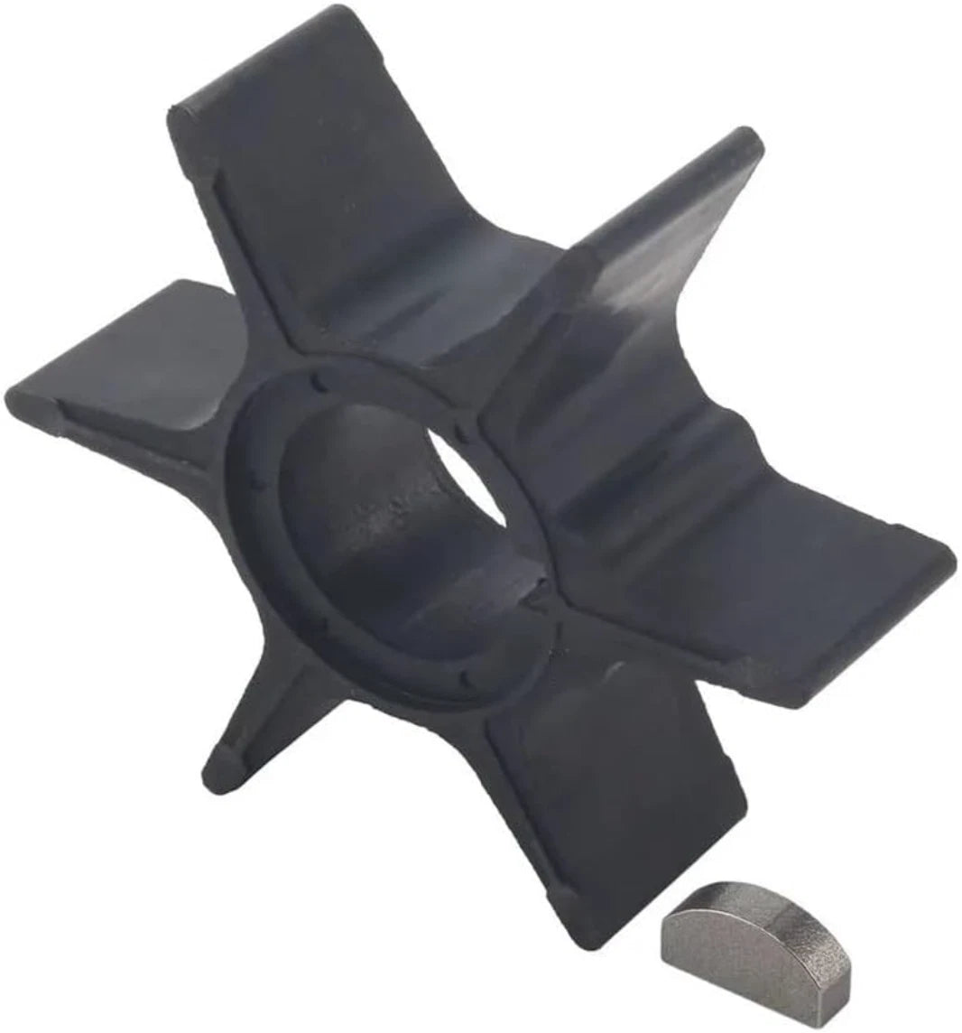 Water Pump Impeller with Key for Suzuki 2 Stroke 25-28 HP Outboard (17461-93001)