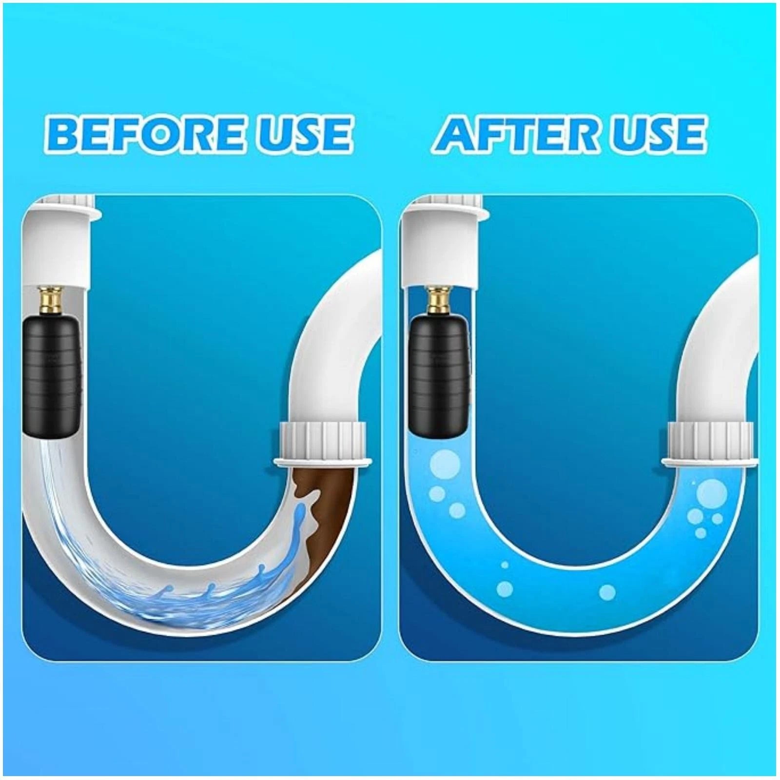 1"-2" Drain Blow Bag for Clog Removal