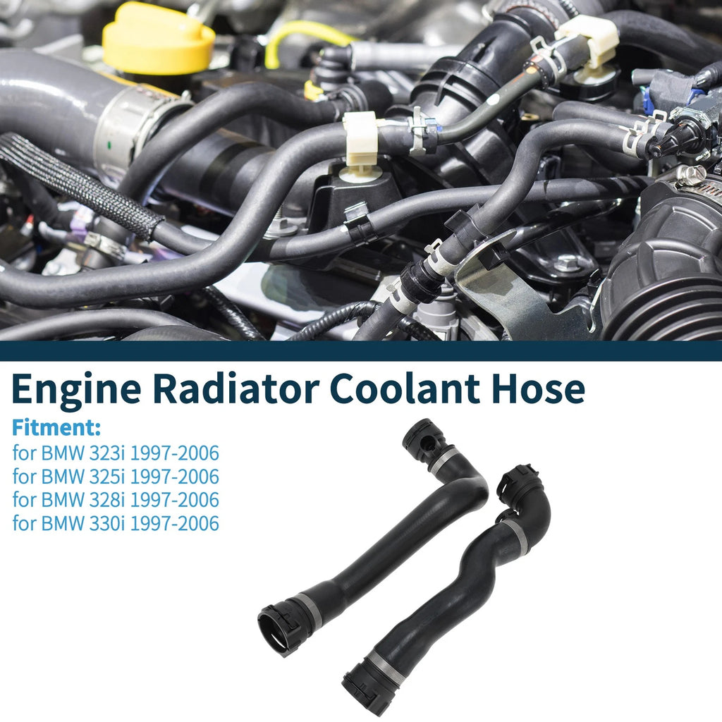 Engine Radiator Coolant Hose Set for BMW 323i (1997–2006)