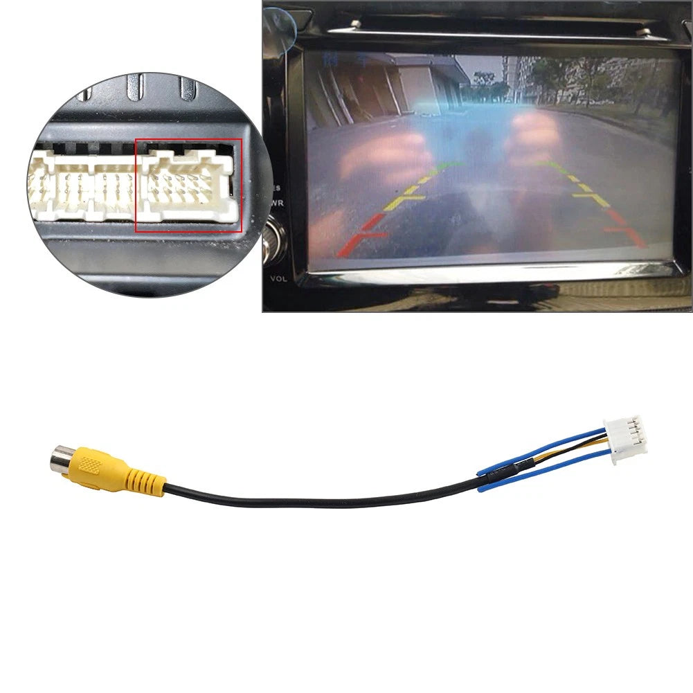 10Pin Rear View Backup Camera Cable Adapter for Android Stereo Radio (2010–2023)