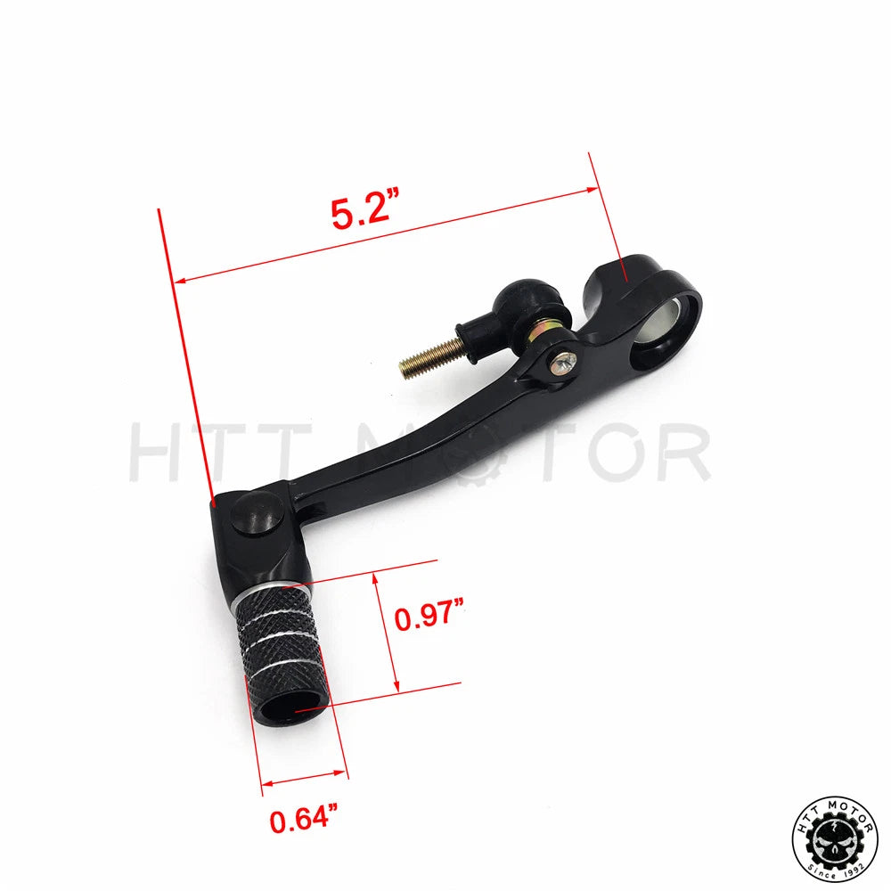 Black Aluminum Folding Gear Shift Levers for Honda CBR 600RR (2003–2004)