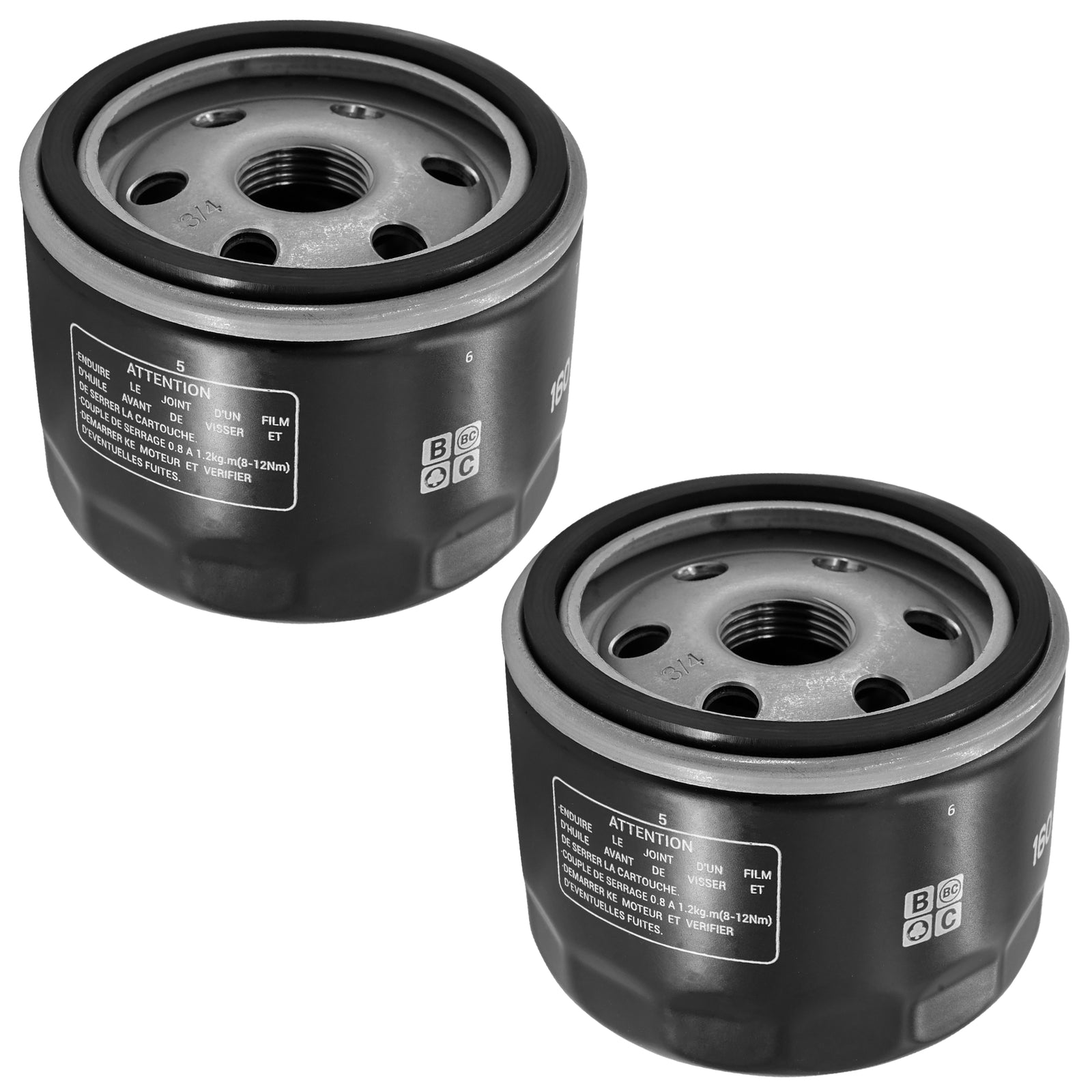 Oil Filter 2 Pack Replacement for BMW R1200RT R1200R R Classic (2010–2013)