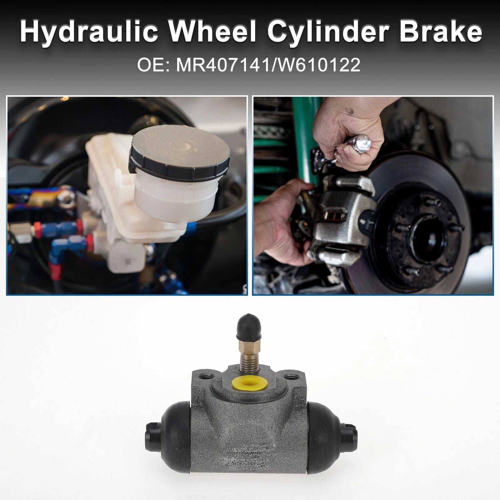 Rear Brake Wheel Cylinder Replacement for Mitsubishi Outlander (2003–2006)
