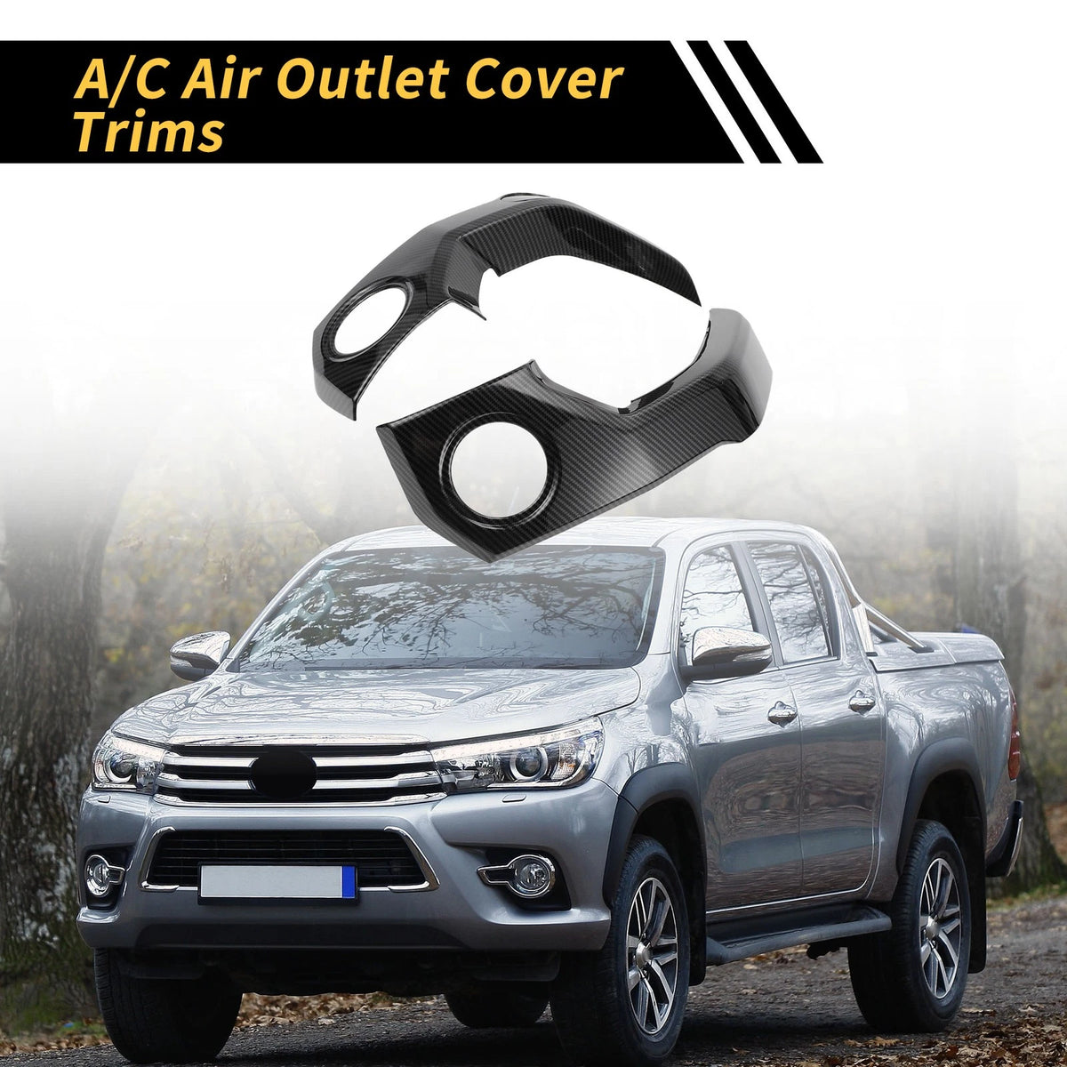 A/C Air Outlet Cover Trims Set for Toyota Tundra (2014–2021)