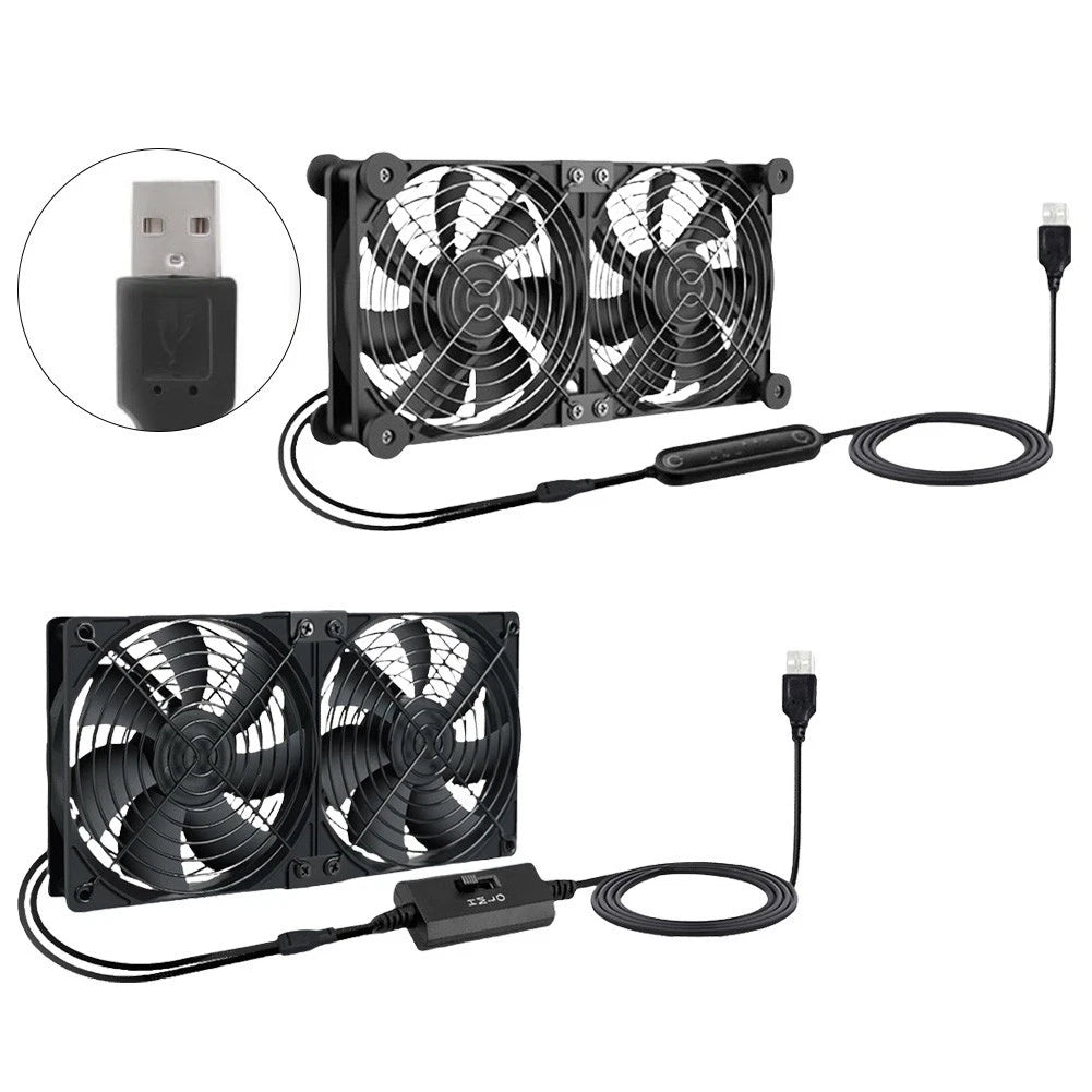 USB Fan for routers (Adjustable Speed, Silent Functionality)