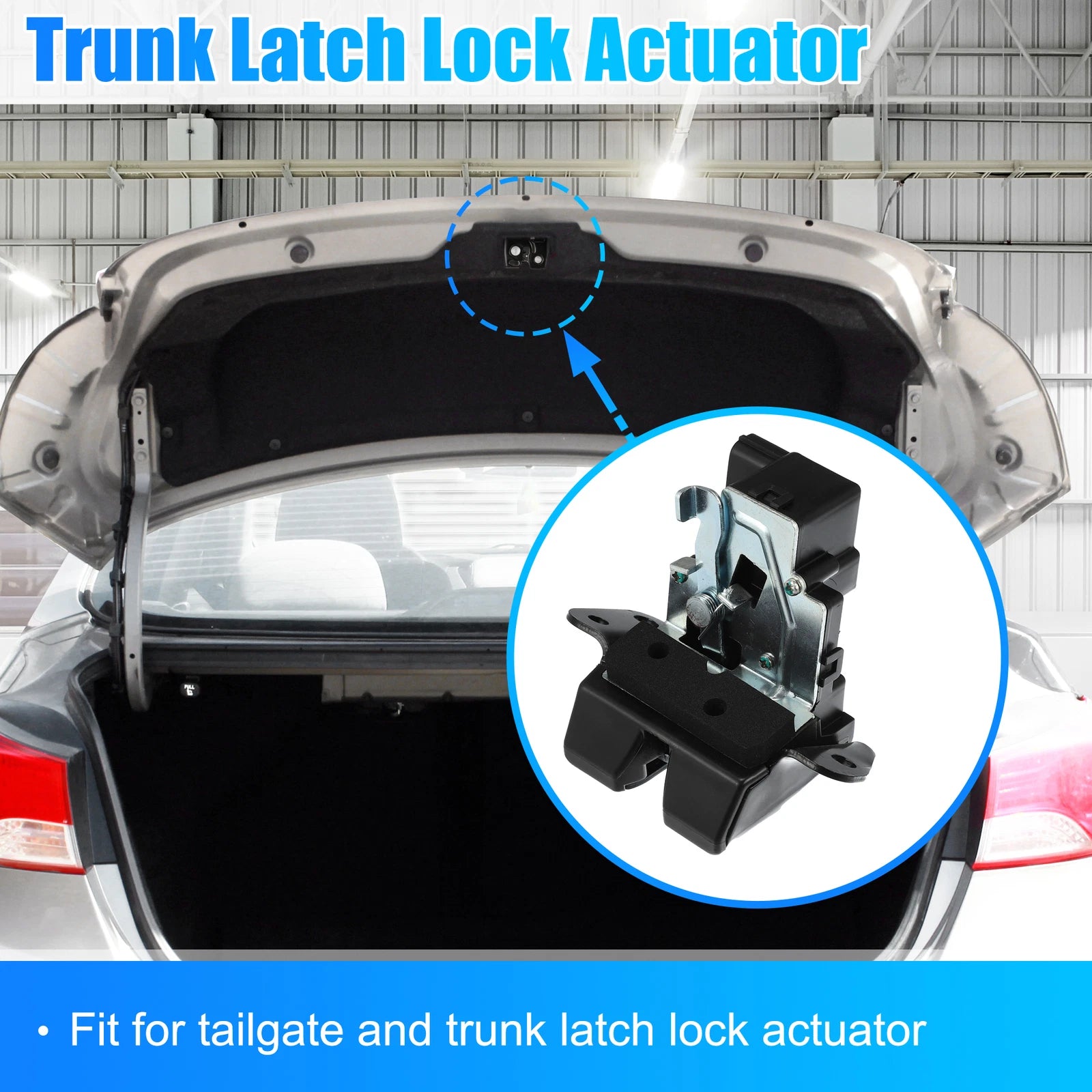 Trunk Latch Lock Actuator Replacement for Hyundai Santa Fe Sport (2013–2016)