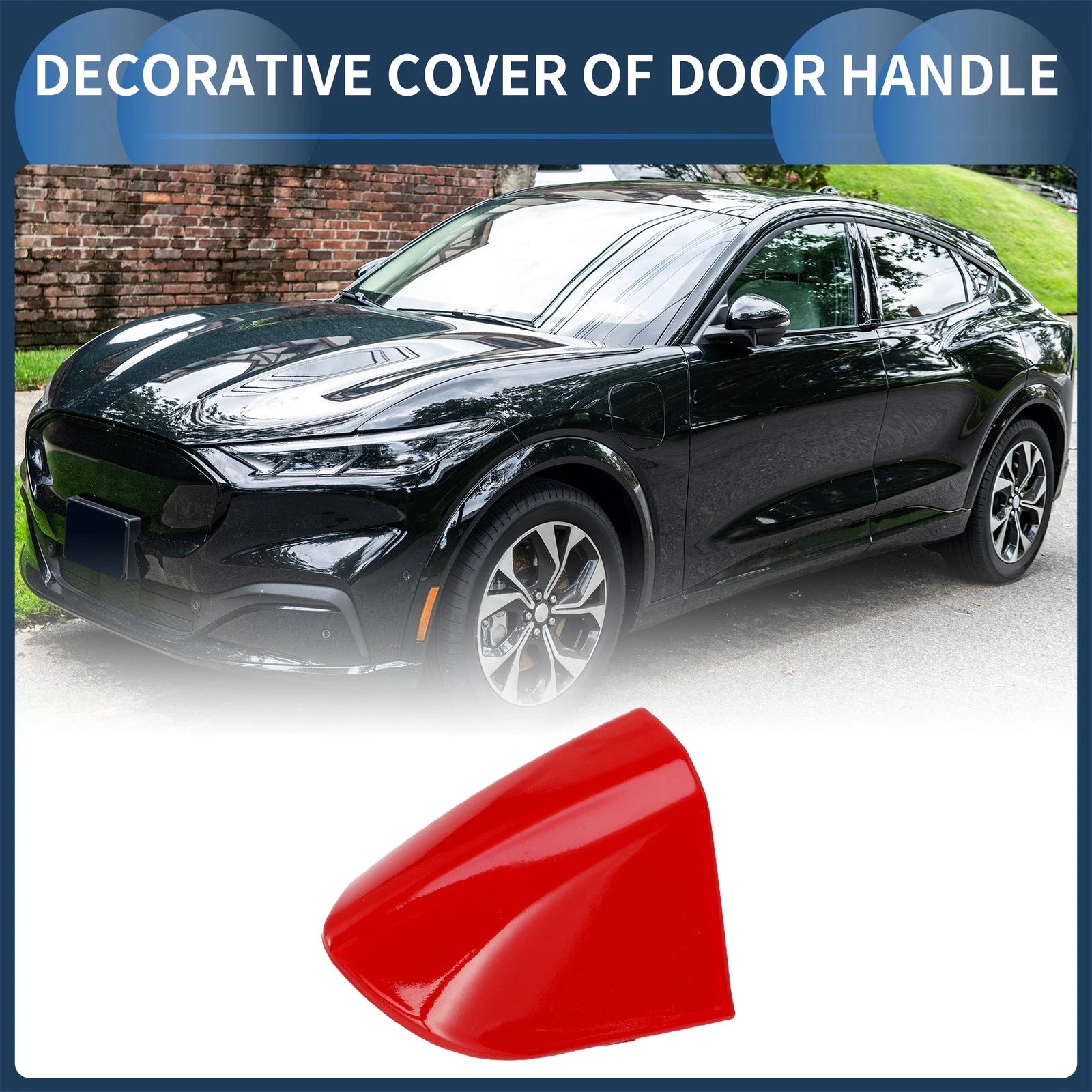 Door Handle Cover Front Left Replacement for Ford Mustang (2015–2020)