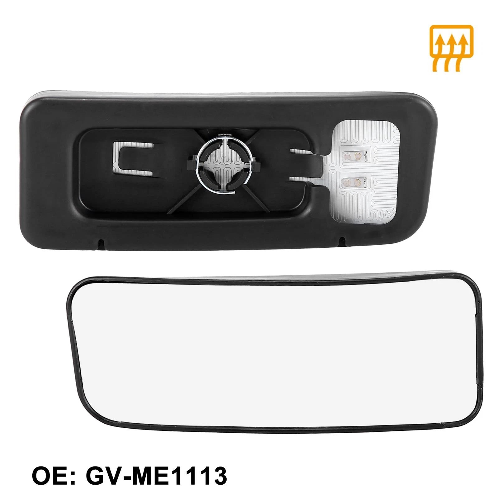 Heated Mirror Glass Left Lower Side for Mercedes Benz Sprinter 2500 3500 (2019–2024)
