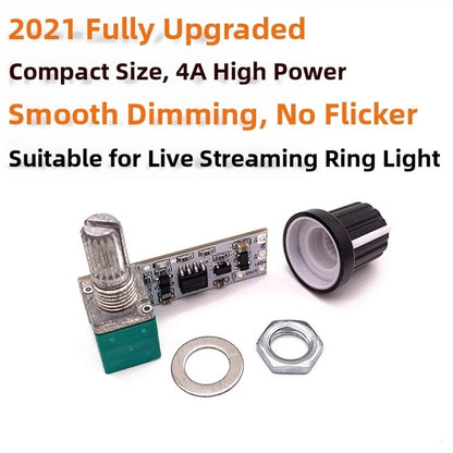 LED Dimmer for Easy Integration into Fixtures (3.7-24V) Flicker-free