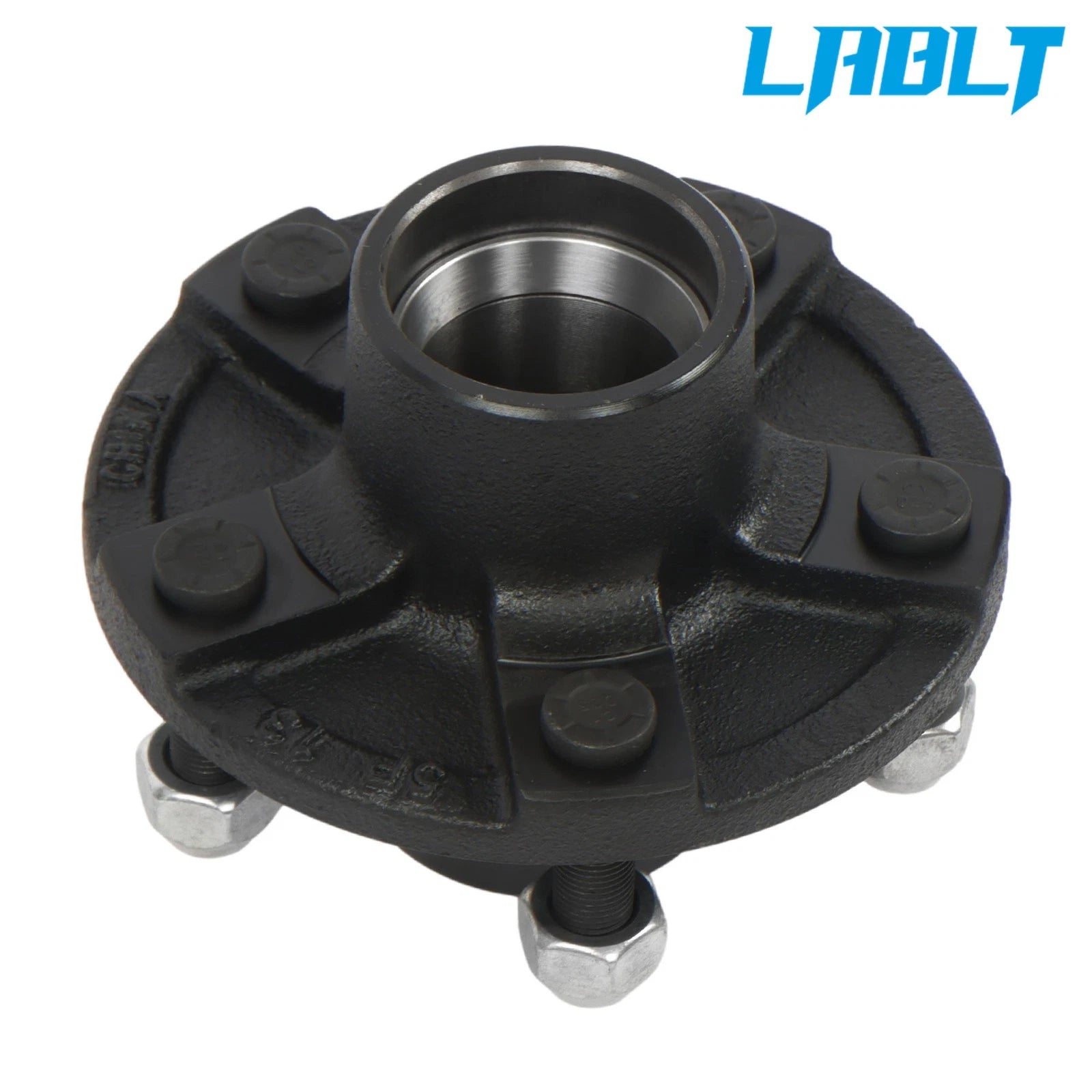 Trailer Hub Axle Kit 5 on 4.5" & 1" Round BT8 Spindle for 2000lbs (2000–2000)