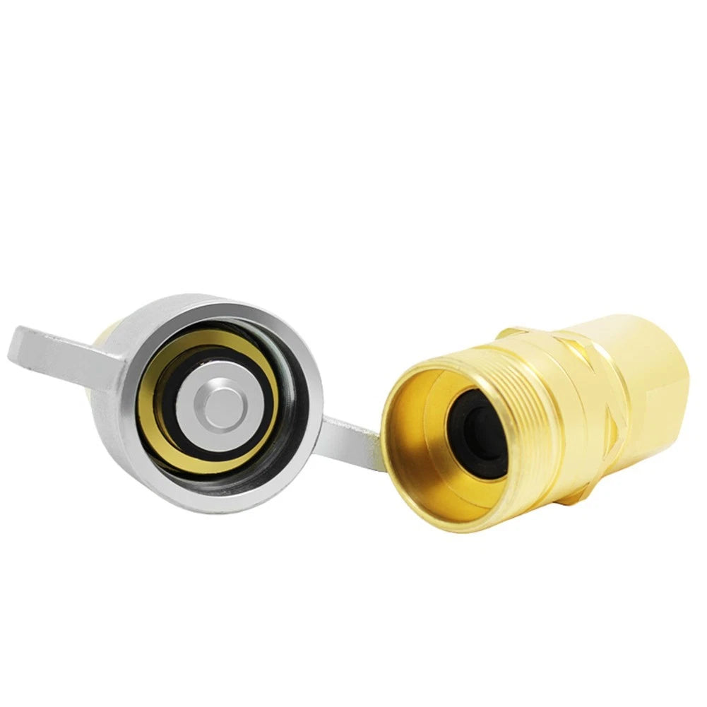 Threaded Brass Hydraulic Quick Connector for Vehicle (Cleaning Up to 70 MPa)