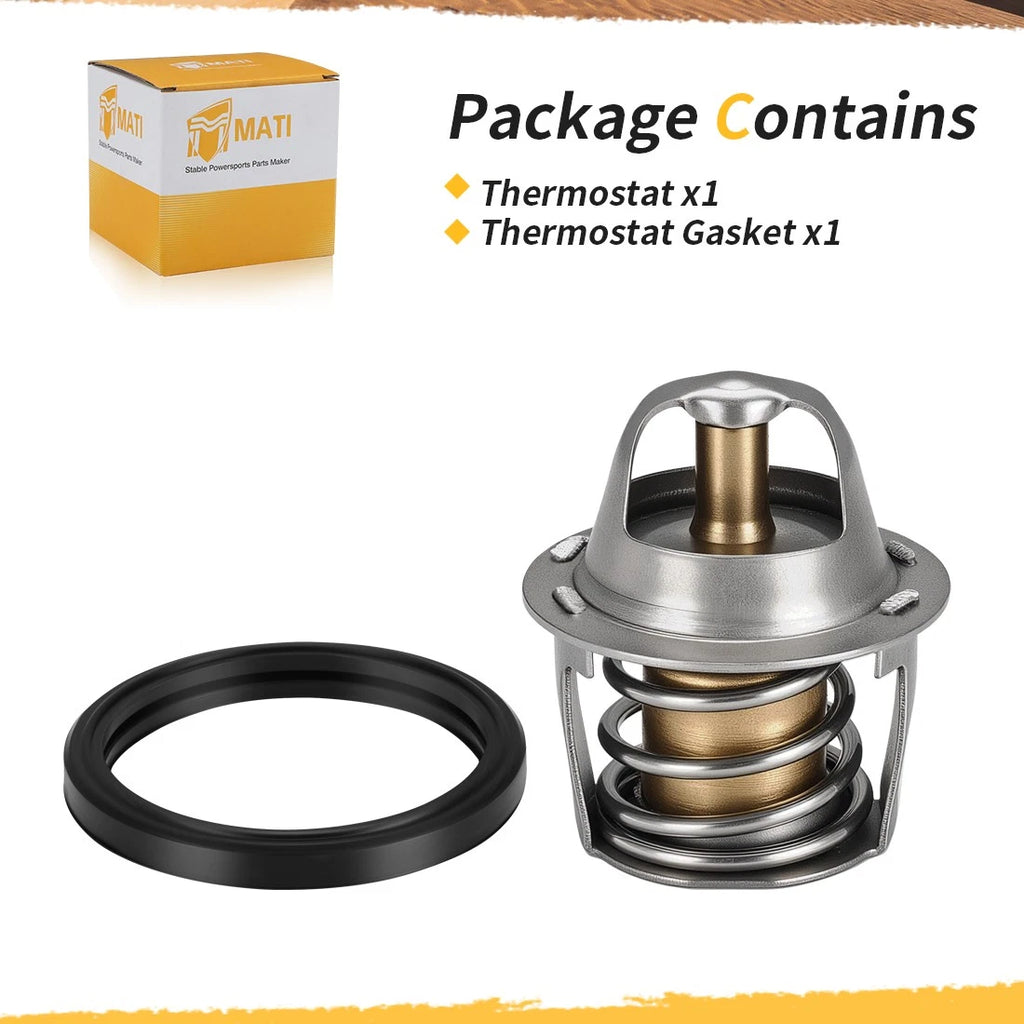 Cooling Thermostat 49054-1058 for Kawasaki Ninja 250R EX250F (1986–2007) w/ Gasket
