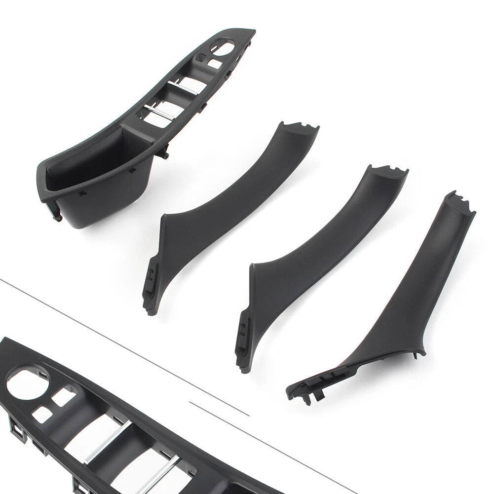 RHD Inner Window Switch Armrest Panel Door Handle Kit for BMW 5 Series (2010–2017)