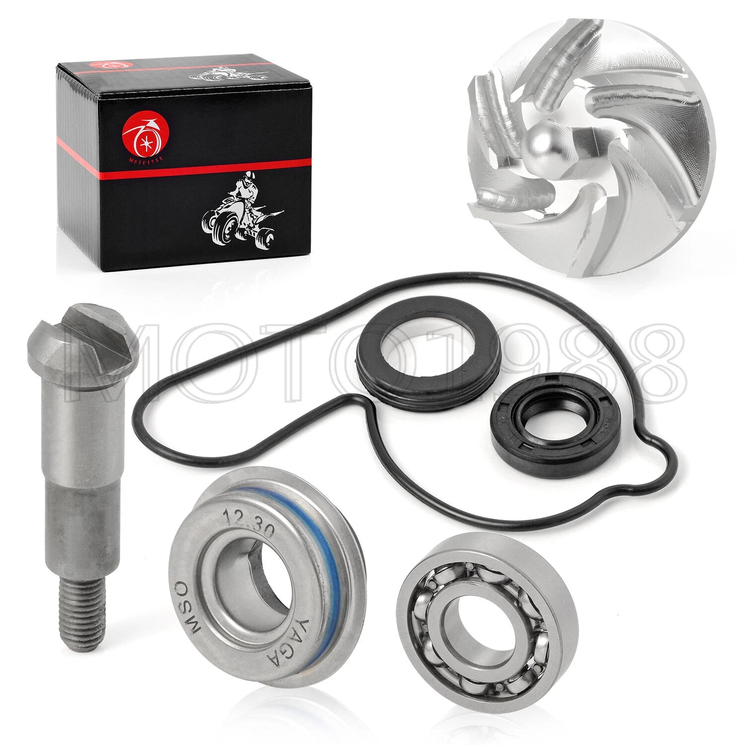 Water Pump Seal Repair Kit with Impeller & Shaft for Honda TRX450R TRX450ER (2004–2014)