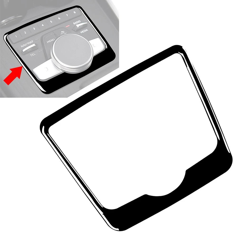 Center Console Multimedia Frame Cover Trim for Audi A4 B9 A5 S4 S5 (2016–2023)