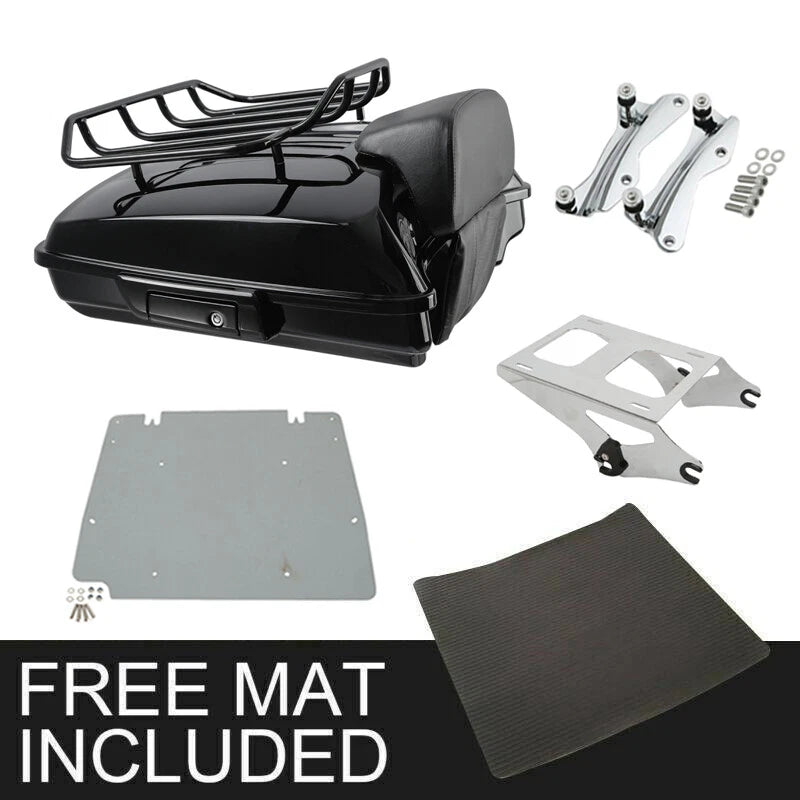 Trunk Rack Mount Plate Docking Kit for Harley Tour Road Glide (2014–2026)