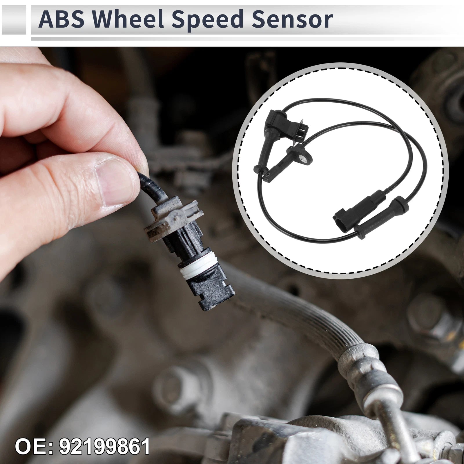 ABS Wheel Speed Sensor for Chevrolet Camaro (2010–2015) 1 Pcs Front Left/Right