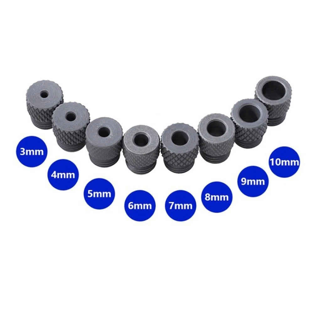 Drill Sleeve Bushing 3 In 1 Locator for Woodworking Drill (3-10mm)