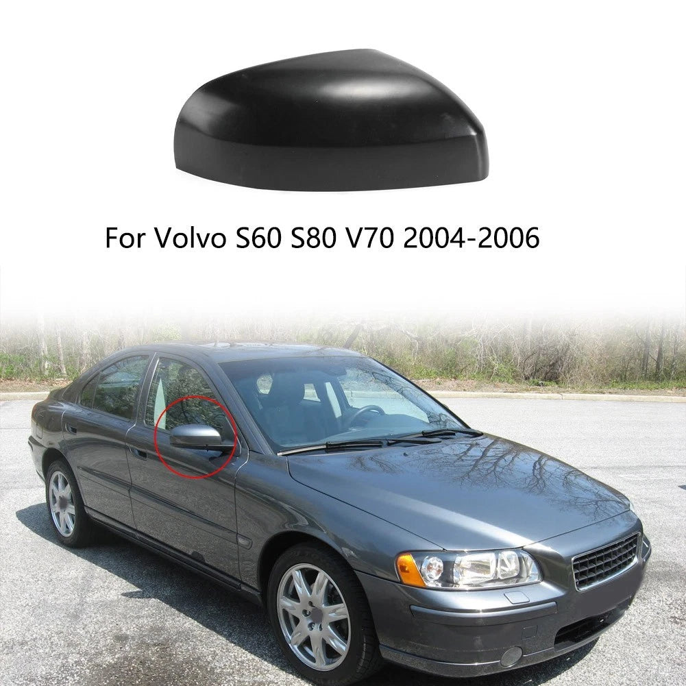 Left Wing Mirror Cover Cap for Volvo S60 S80 V70 (2004–2006) OE 39979044