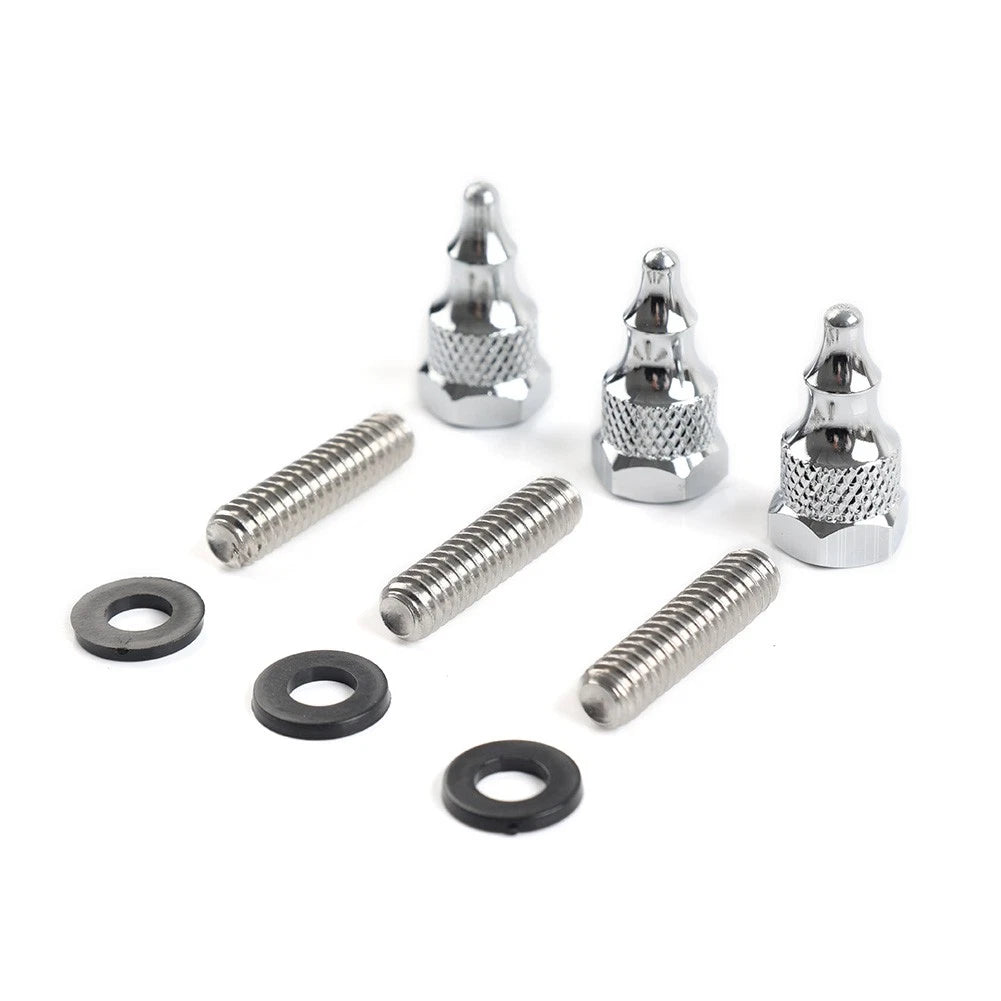 Set of 4 Chrome Windscreen Windshield Bolt Screws for Harley Electra Glide (1996–2013)