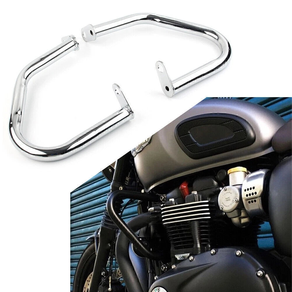 Bumper Engine Guard Crash Bars for T100 T120 (2016–2019) Chrome